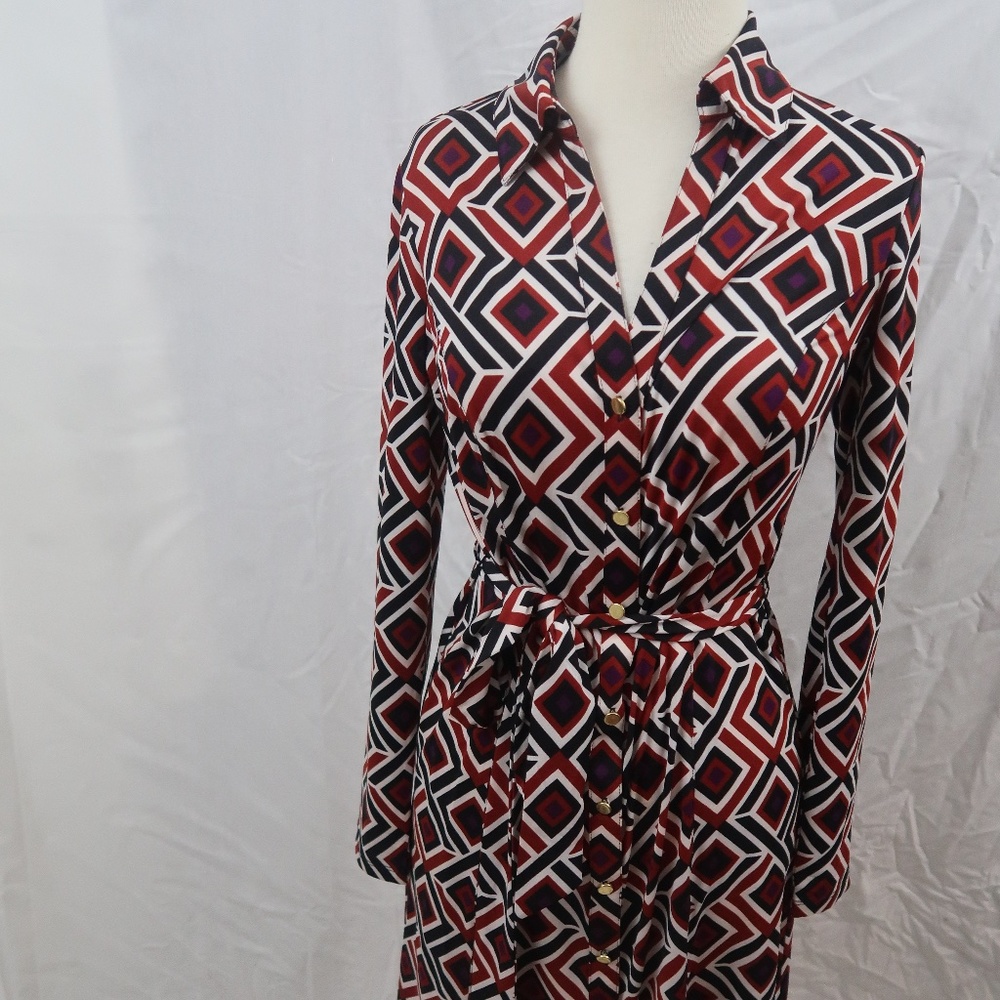 I.N.C. Button Up Waist Strap Dress (Small)